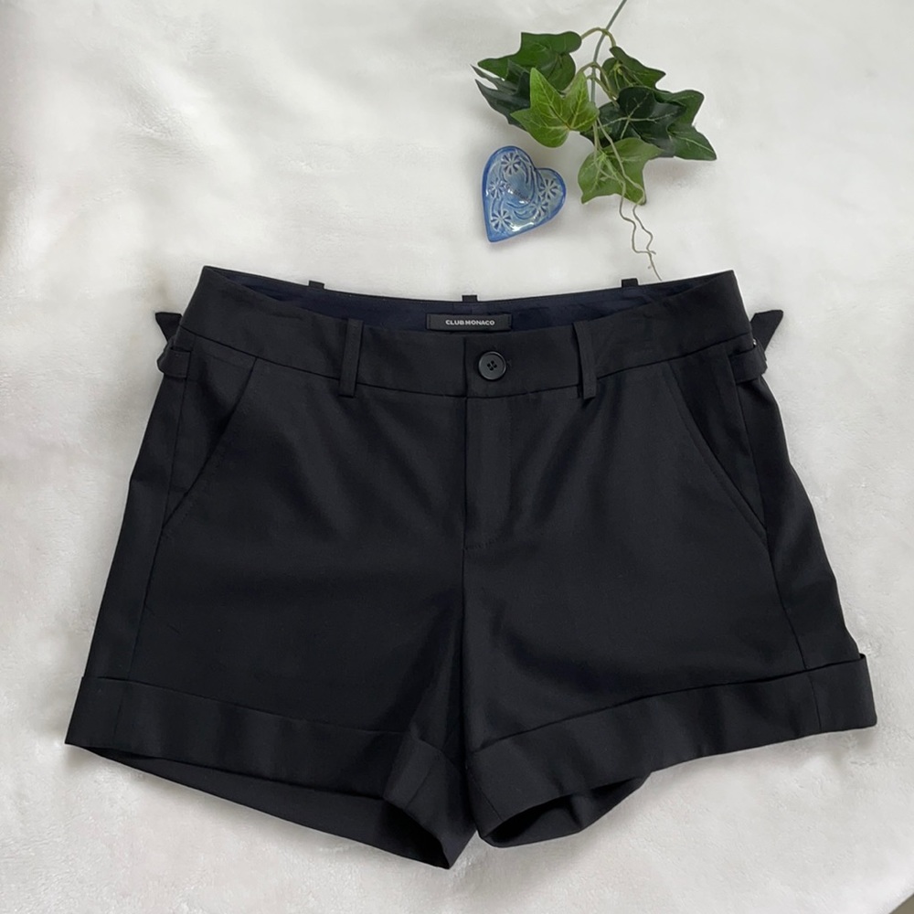 Club Monaco Seasonless Wool Blend Shorts